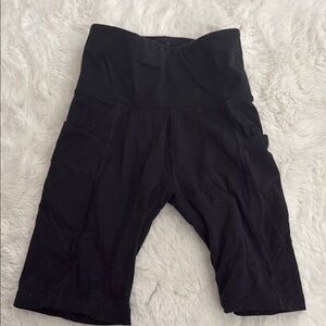 Aeropostale Black Bike Shorts with Stretchy Fit and Wide Waistband